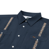 Guayabera Libre in Marino Cuero view 2