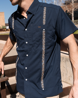 Guayabera Libre in Marino Cuero view 5