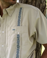 Guayabera Libre in Noche Cuero view 4