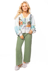 Queen of Sparkles - Multi Thanksgiving Parade Button Up