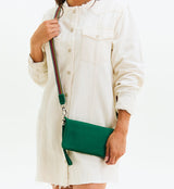Teal Uptown Crossbody