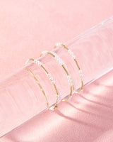 ILY Pearl Bracelet in Gold by Beaded Blondes
