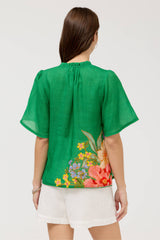 Flutter Sleeve Blouse in Celiora view 3