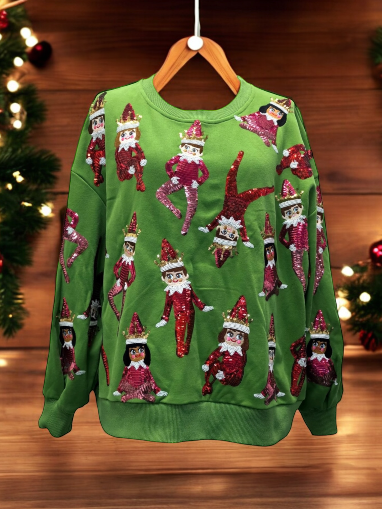 Green Elf On The Shelf Sweatshirt – Julien's a Lifestyle Store