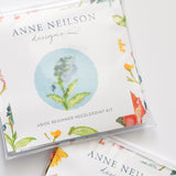 Abide Floral Beginner Needlepoint Kit by Anne Neilson Home