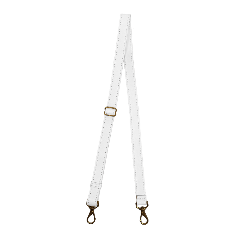 Jon Hart Design - Adjustable Strap 1’ - White Leather