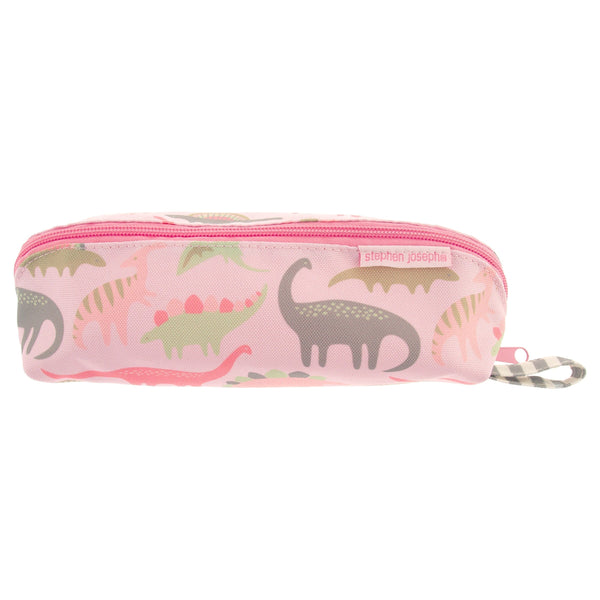 Stephen Joseph - All Over Print Pencil Pouch Pink Dino