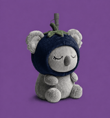 Blue the Koala Fuzzie Plush Tumbler, studio shot