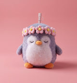 Flora the Penguin Fuzzie Plush Tumbler, studio shot