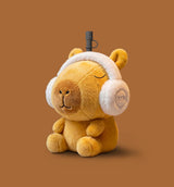 Vibe the Capybara Fuzzie Plush Tumbler, studio shot
