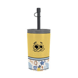 Vibe the Capybara Fuzzie Plush Tumbler, insulated tumbler