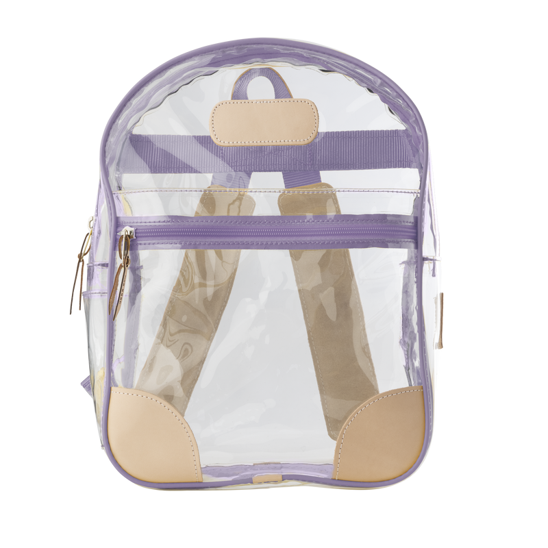 Jon Hart Design - Backpack - Clear - Lilac Webbing