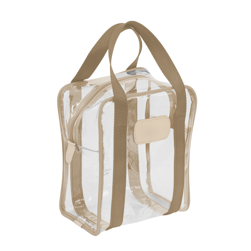 Jon Hart Design - Travel - Clear Shag Bag - Tan Webbing