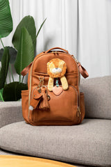 Itzy Ritzy - Cognac Boss Plus™ Backpack Diaper Bag