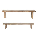 Mango Wood Nesting Pedestals, Set of 2 by Creative Co-op