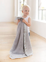 Little Giraffe - Chenille Baby Blanket: Unboxed / Silver