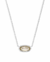 Kendra Scott - Elisa Pendant Necklace In Silver - Crystal