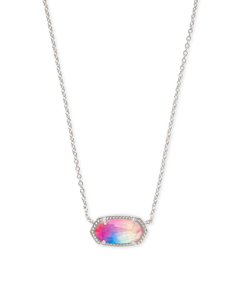 Kendra Scott - Elisa Pendant Necklace In Silver - Multi