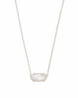 Kendra Scott - Ever Silver Pendant Necklace - Ivory Mother