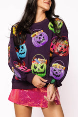 Queen of Sparkles - Dark Purple Multi Candy in Halloween