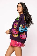 Queen of Sparkles - Dark Purple Multi Candy in Halloween