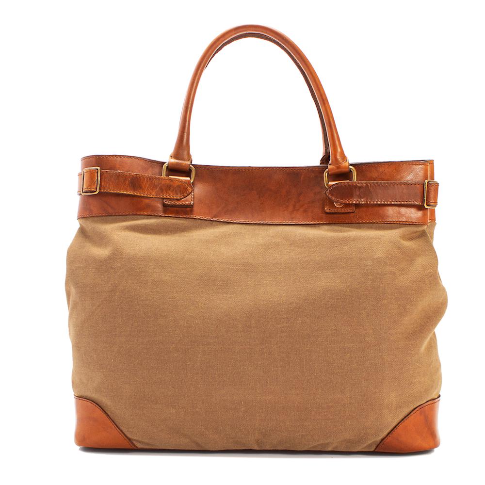 Heritage Waxed Canvas Commuter Tote - Mission Mercantile