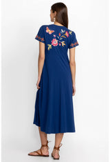Johnny was - Gracey Crew Neck Swing Dress