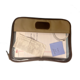 Jon Hart Design - Jh Clear Folio - Khaki Canvas