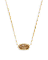 Elisa Gold Pendant Necklace in Citrine by Kendra Scott