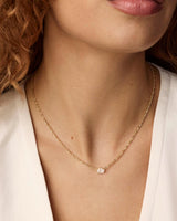 Cailin Gold April Pendant Necklace by Kendra Scott