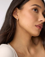 Cailin Gold Crystal April Huggie Earrings by Kendra Scott