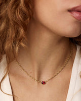 Cailin Gold January Pendant Necklace by Kendra Scott