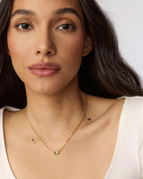 Cailin Gold August Pendant Necklace by Kendra Scott