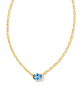 Cailin Gold December Pendant Necklace by Kendra Scott