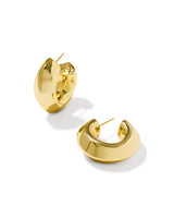 Embry Gold Hoop Earrings by Kendra Scott