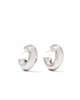 Embry Silver Hoop Earrings by Kendra Scott