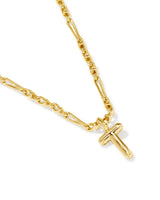 Bubble Letter T Gold Short Pendant Necklace by Kendra Scott