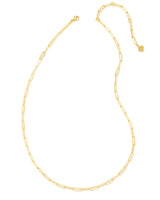 Courtney Paperclip Necklace in Gold by Kendra Scott