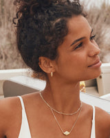 Courtney Paperclip Necklace in Gold by Kendra Scott