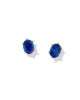Cailin Gold Crystal Stud Earrings in Blue Violet Crystal by Kendra Scott