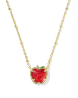 Apple Gold Short Pendant Necklace by Kendra Scott
