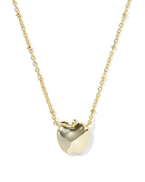 Apple Gold Short Pendant Necklace by Kendra Scott