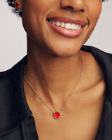 Apple Gold Short Pendant Necklace by Kendra Scott