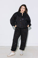 Queen of Sparkles - Jogger - Multi Scattered Rhinestone