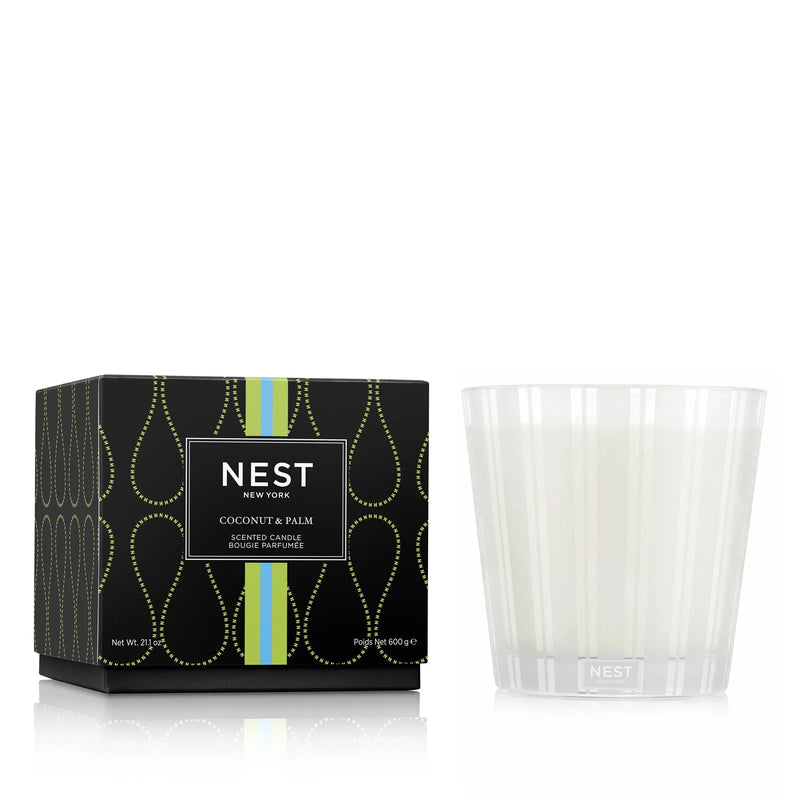 Nest Candle - 3-wick - Coconut & Palm