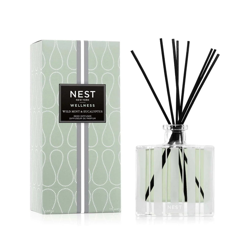 Nest Candle - Diffuser - Reed - Wild Mint & Eucalyptus