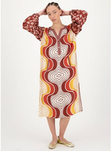ME369 Hanna Placket Sunset Dress