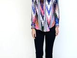 Donia Navajo Multicolor Print Shirt