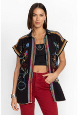 Johnny was - Dionne Button Down Blouse