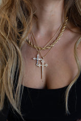 Queen's Cross Necklace by Joy Dravecky
